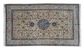 HAND-TIED PERSIAN NAIN RUG, 9'