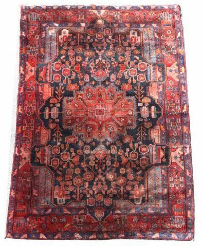 HAND-TIED PERSIAN NEHAVAND RUG,