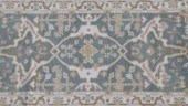 HAND-TIED PERSIAN OUSHAK RUNNE