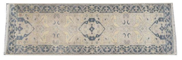 HAND-TIED PERSIAN OUSHAK RUNNER,
