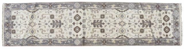 HAND-TIED PERSIAN OUSHAK RUNNER,