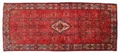 HAND-TIED PERSIAN QUM RUG, 11'