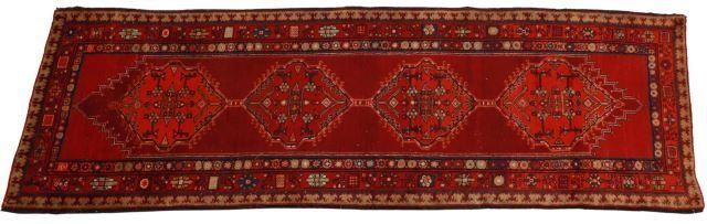 HAND-TIED PERSIAN RUNNER, 10'1" X