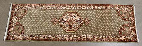 HAND-TIED PERSIAN RUNNER,