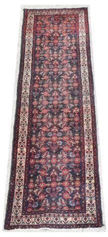 HAND-TIED PERSIAN RUNNER RUG,
