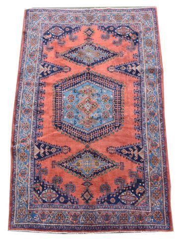 HAND-TIED PERSIAN SAROUK RUG,
