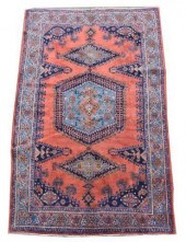 HAND-TIED PERSIAN SAROUK RUG,