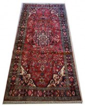 HAND-TIED PERSIAN SAROUK RUG,