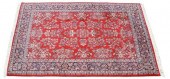 HAND-TIED PERSIAN SAROUK RUG,