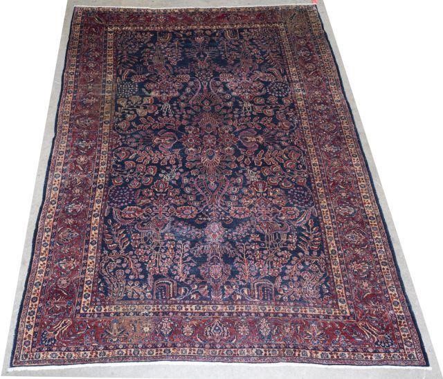 HAND-TIED PERSIAN SAROUK RUG