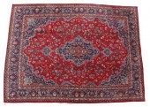 HAND-TIED PERSIAN SAROUK RUG,