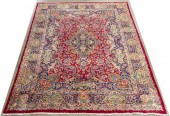 HAND-TIED PERSIAN SAROUK RUG,