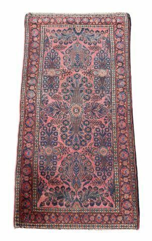 HAND-TIED PERSIAN SAROUK RUG,