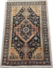HAND-TIED PERSIAN SAROUK RUG,