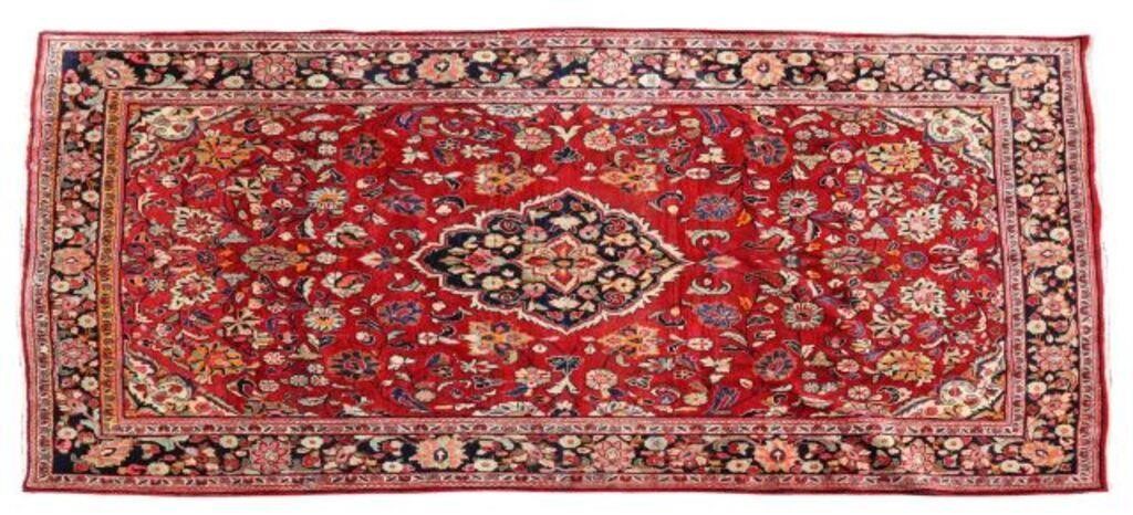 HAND-TIED PERSIAN SAROUKH MAHAL RUG