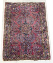HAND-TIED PERSIAN SAROUKH RUG,