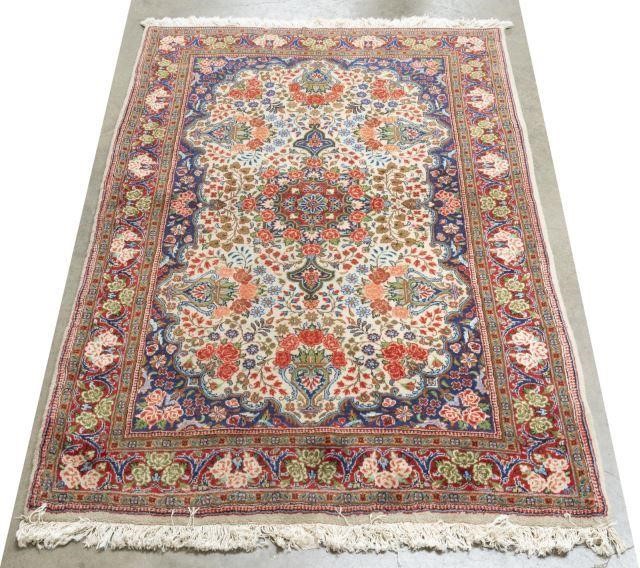 HAND-TIED PERSIAN SAROUKH RUG, 5'6"