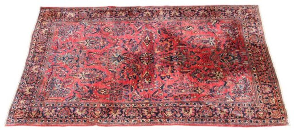 HAND-TIED PERSIAN SAROUKH RUG, 8'7"