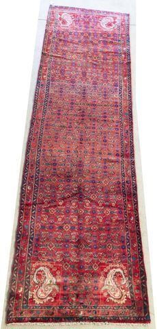 HAND-TIED PERSIAN SENNEH RUNNER