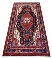 HAND-TIED PERSIAN SERAPI RUG,