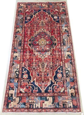 HAND-TIED PERSIAN SERAPI RUG, 11' X