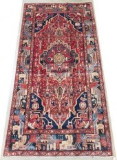 HAND-TIED PERSIAN SERAPI RUG,