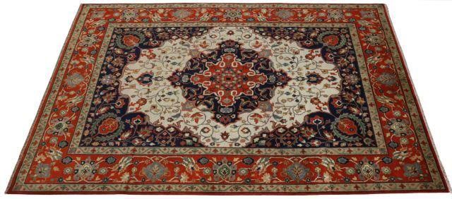 HAND-TIED PERSIAN SERAPI RUG, 11'9"