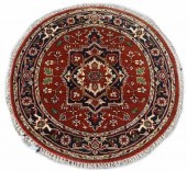 HAND-TIED PERSIAN SERAPI RUG,