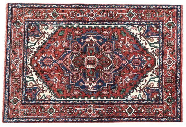 HAND-TIED PERSIAN SERAPI RUG,