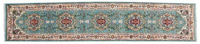 HAND-TIED PERSIAN SERAPI RUNNER,