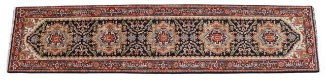 HAND-TIED PERSIAN SERAPI RUNNER,