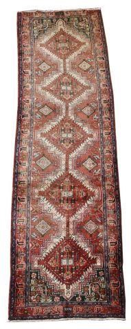 HAND-TIED PERSIAN SERAPI RUNNER,