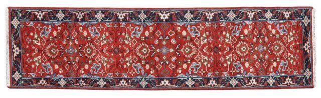 HAND-TIED PERSIAN SERAPI RUNNER,