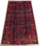 HAND-TIED PERSIAN SHIRAZ RUG,