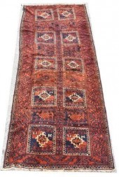 HAND-TIED PERSIAN SHIRAZ RUG,