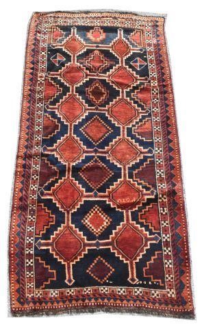 HAND-TIED PERSIAN SHIRAZ RUG,