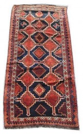 HAND-TIED PERSIAN SHIRAZ RUG,