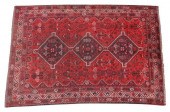 HAND-TIED PERSIAN SHIRAZ RUG,
