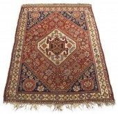 HAND-TIED PERSIAN SHIRAZ WOOL