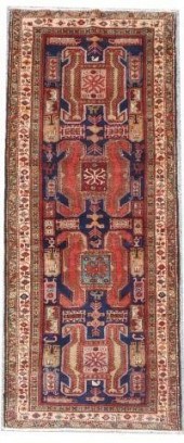 HAND-TIED PERSIAN SHIRVAN RUNN