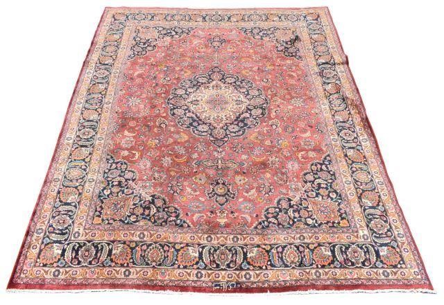 HAND-TIED PERSIAN SIGNED MASHAD