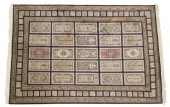HAND-TIED PERSIAN SILK QUM RUG