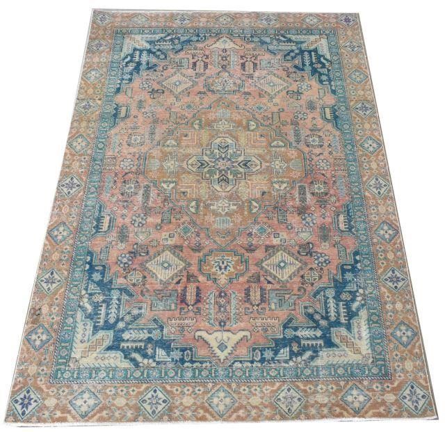 HAND-TIED PERSIAN TABRIZ OVER