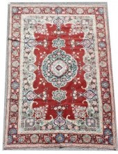 HAND-TIED PERSIAN TABRIZ RUG,