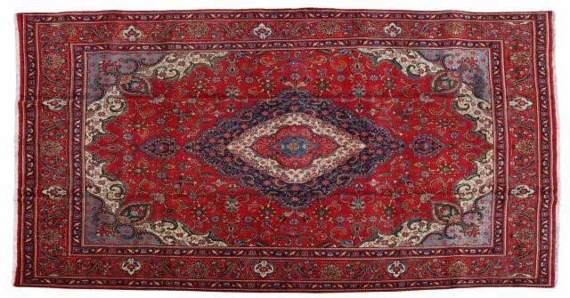 HAND-TIED PERSIAN TABRIZ RUG,