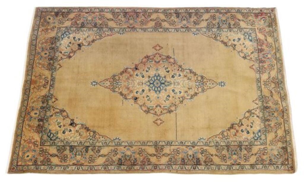 HAND-TIED PERSIAN TABRIZ RUG,