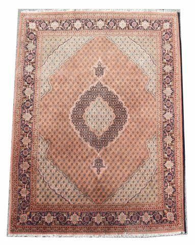 HAND-TIED PERSIAN TABRIZ RUG,