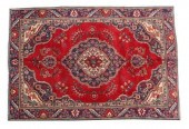 HAND-TIED PERSIAN TABRIZ RUG,