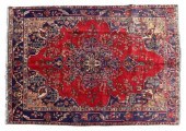 HAND-TIED PERSIAN TABRIZ RUG,