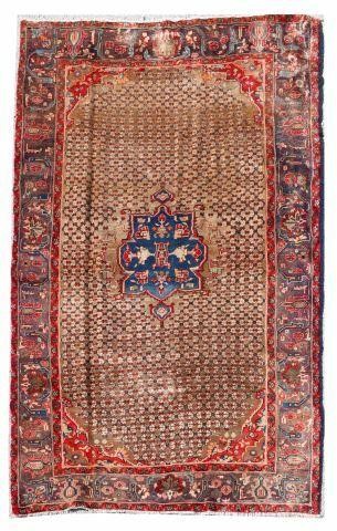 HAND-TIED PERSIAN TABRIZ RUG,